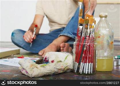 Painter in His Studio