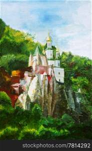 Painting, svyatogorsk Lavra, Ukraine