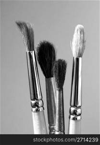Painting tools. Paintbrushes tools for oil or tempera or watercolor painting