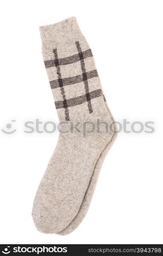 pair of socks isolated on white