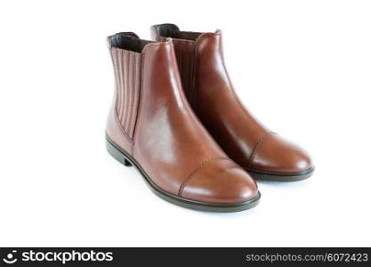 pair women&rsquo;s leather boots