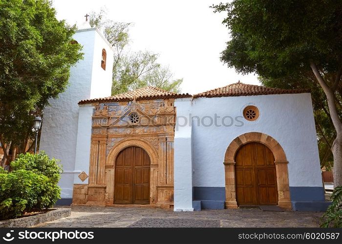 Pajara church Fuerteventura called Nuestra senora de Regla at Canary Islands