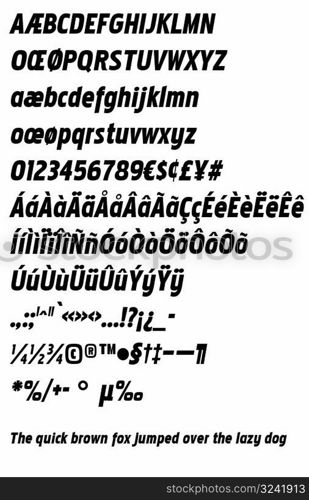 pakenham blk italic