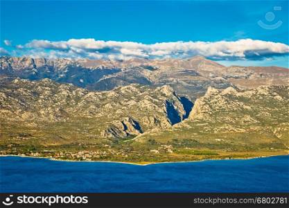 Paklenica canyon National park view on Velebit mountain in Croatia
