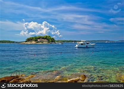 Paklenski islands of Hvar yachting destination in Dalmatia, Croatia