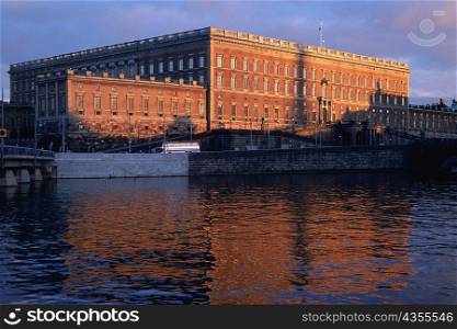 Palace at the waterfront, Riddarholmen Royal Palace, Stockholm, Sweden