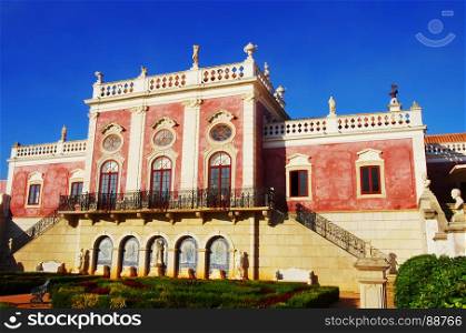 Palace of Estoi, Algarve region. Portugal