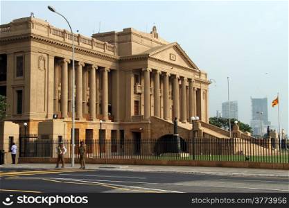 Palace of president in Colombo, Sri Lanka