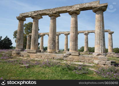 Palatine Tables, Metaponto. Palatine Tables, Hera Sanctuary in Metaponto, Basilicata, Italy