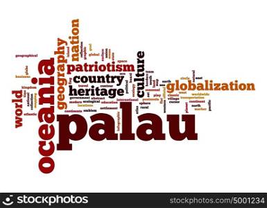 Palau word cloud