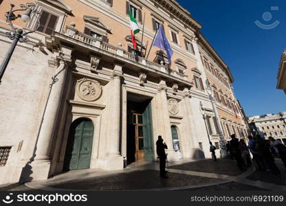 Palazzo del Viminale in Rome, headquarter of Governmen of Italy
