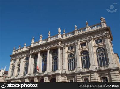 Palazzo Madama Turin. Palazzo Madama (Royal palace) in Piazza Castello Turin Italy