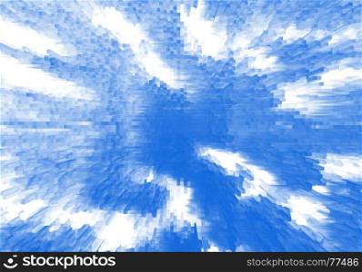 Pale blue white extruded dotted cubes business digital abstraction background. Pale blue white extruded dotted cubes business digital abstracti