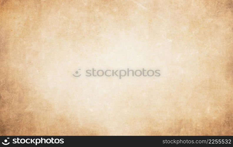 Pale brown vintage Paper texture background, kraft paper horizontal with Unique design of paper, Soft natural paper style For aesthetic creative design