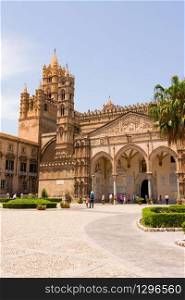 Palermo Cathedral is the church of the archdiocese. Sicily, Italy.