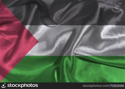 Palestine flag ,Palestine national flag 3D illustration symbol