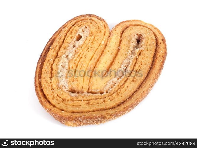 palmier cake in front of white background
