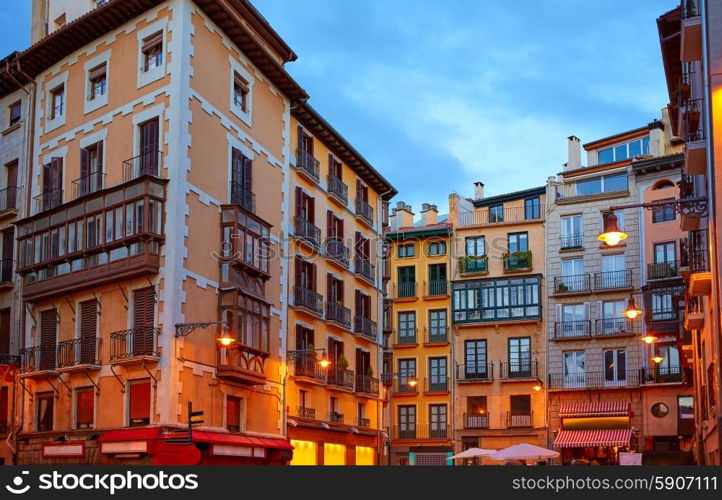 Pamplona Navarra Ayuntamiento city Hall square way of Saint James