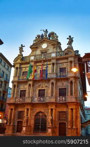 Pamplona Navarra Ayuntamiento city Hall square way of Saint James