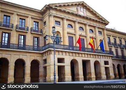 Pamplona Navarra government palace building in Spain
