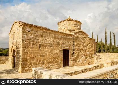 Panagia tou Kampou or Our Lady of the Fields 7th centrury Byzantine church, Choirokoitia, Cyprus