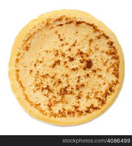 pancake isolated over white background