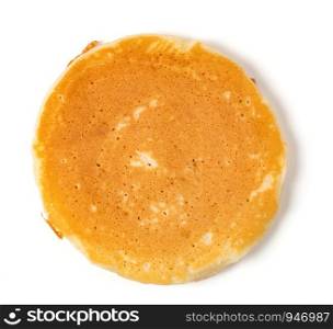 pancakes isolated on a white background. pancakes on a white