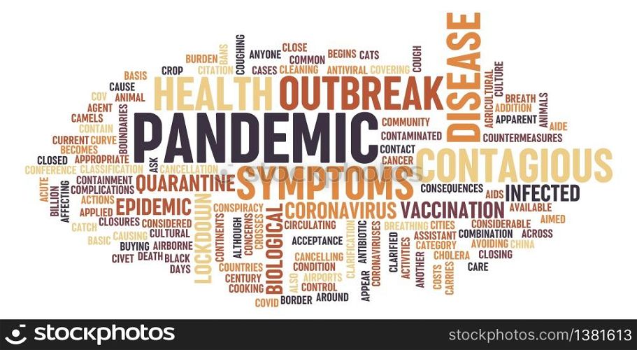 Pandemic Disease Epidemic on a Global Worldwide Scale Concept. Pandemic