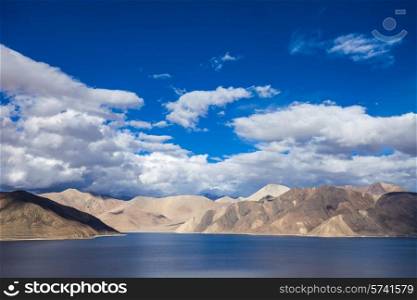 Pangong Lake, is an endorheic lake in the Himalayas