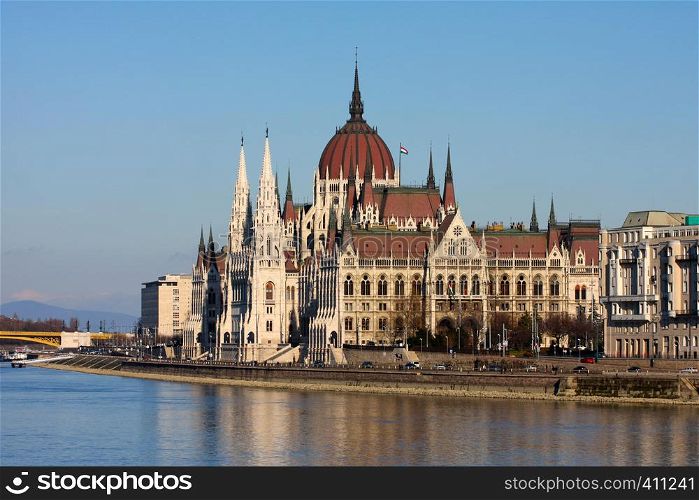 panorama at the parliament, budapest. Hungary