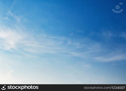 panorama blue sky with cloud and sunshine background