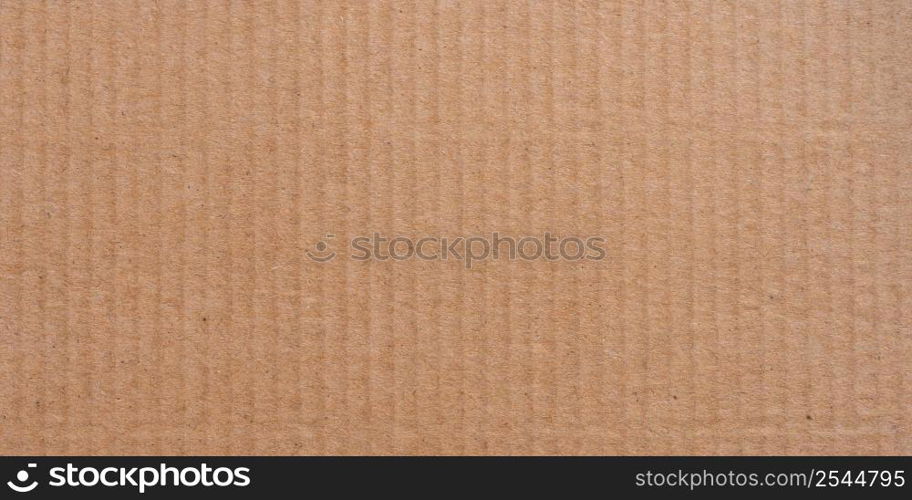 Panorama brown paper box surface texture and background with copy space.