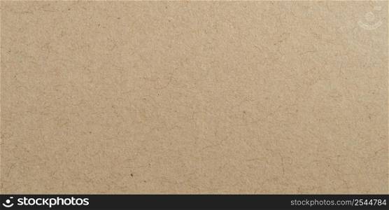 Panorama brown paper surface texture and background with copy space.