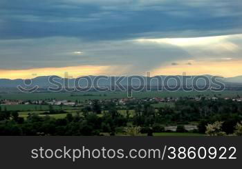 Panorama in Zeitraffer