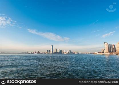 Panorama of downtown Manhattan