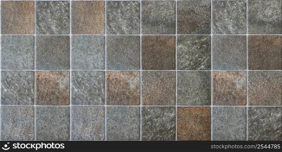 Panorama of floor tile texture and background