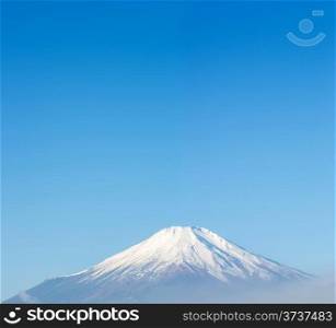 Panorama of Mountain Fuji fujisan from yamanaka lake at Yamanashi Japan