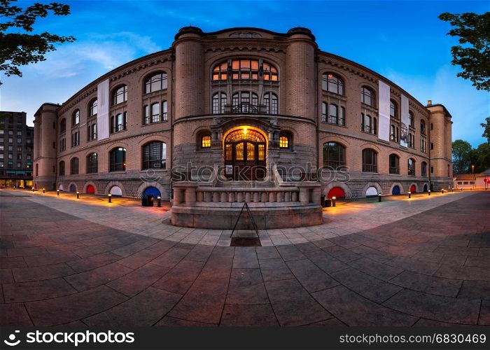 Panorama of Museum of Cultural History in the Morning, Oslo, Norway