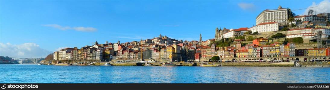 Panorama of Porto, Portugal. View from Gaia