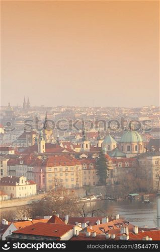 Panorama of Prague Czech Republic