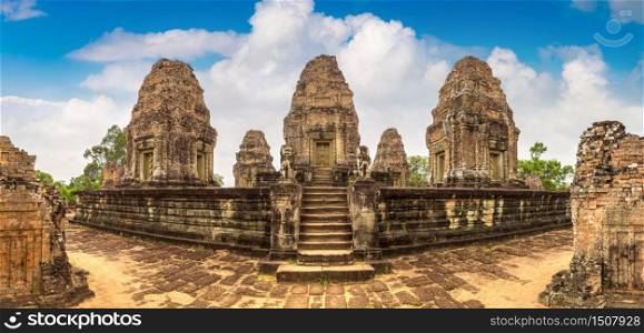 Panorama of Pre Rup temple in complex Angkor Wat in Siem Reap, Cambodia in a summer day