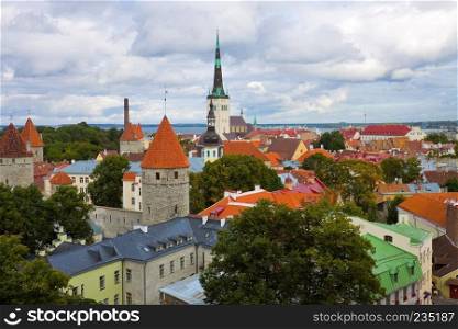 Panorama of Tallinn, Estonia