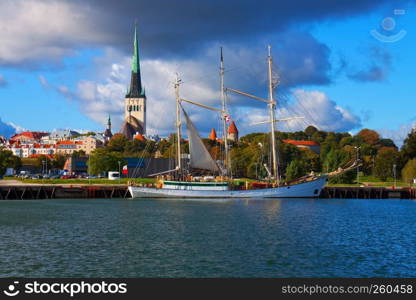 Panorama of Tallinn, Estonia