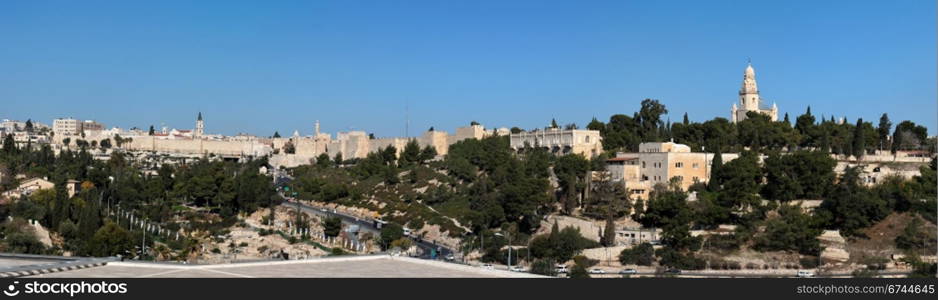 Panorama of the Old City of Jerusalem