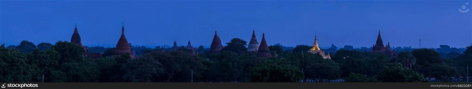 Panorama temples in Bagan, Myanmar