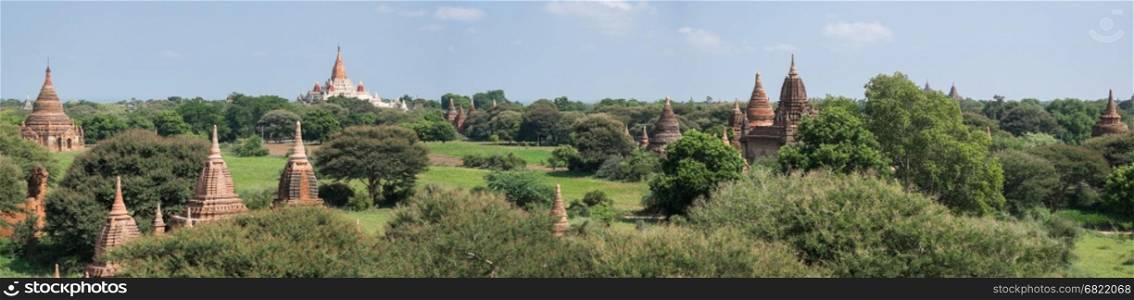 Panorama temples in Bagan, Myanmar