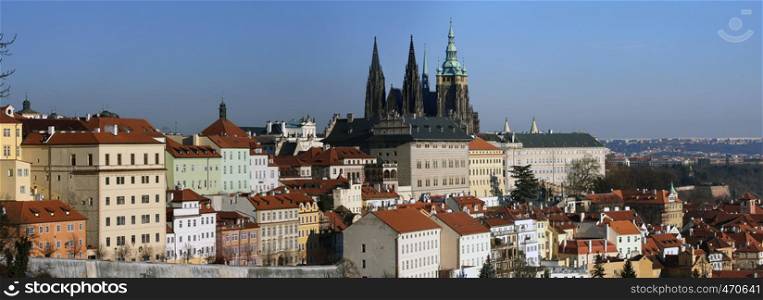 panorama view, Prague, Czech republic
