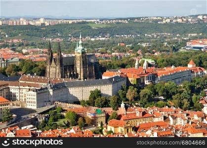 Panorama view to the main city of Czech Republic ? Prague.
