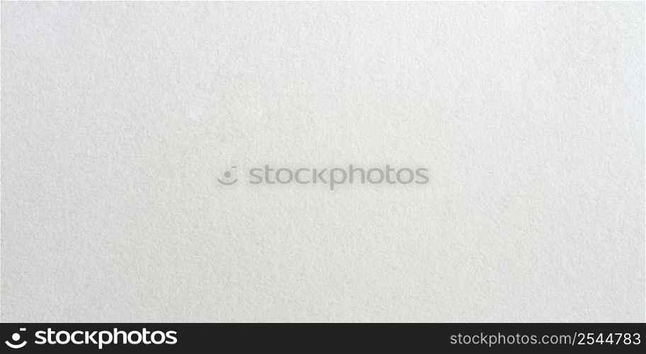 Panorama white paper surface texture and background with copy space.