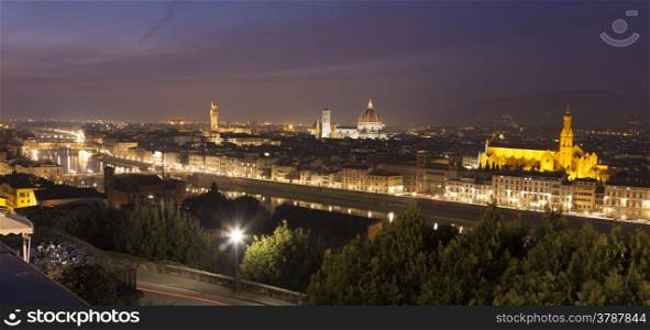 Panoramic of Florence, Tuscany, Italy